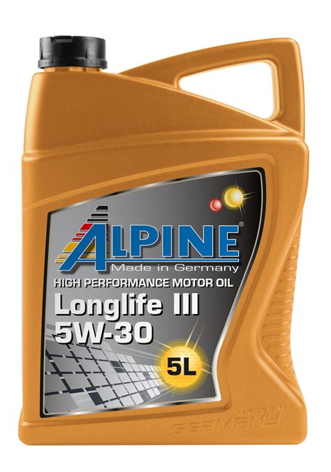 my project 5w30|Alpine Longlife III 5W.